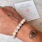 Morganite Natural Crystal Bracelet 8MM Round Beads  