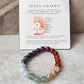 Seven Chakra - Natural Crystal Bracelet 8MM
