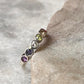 Seven Chakra Round Eternity Band 925 Sterling Silver Ring - Tarakaya Silver