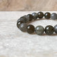 Unisex Labradorite Crystal Bracelet with Shimmering Finish