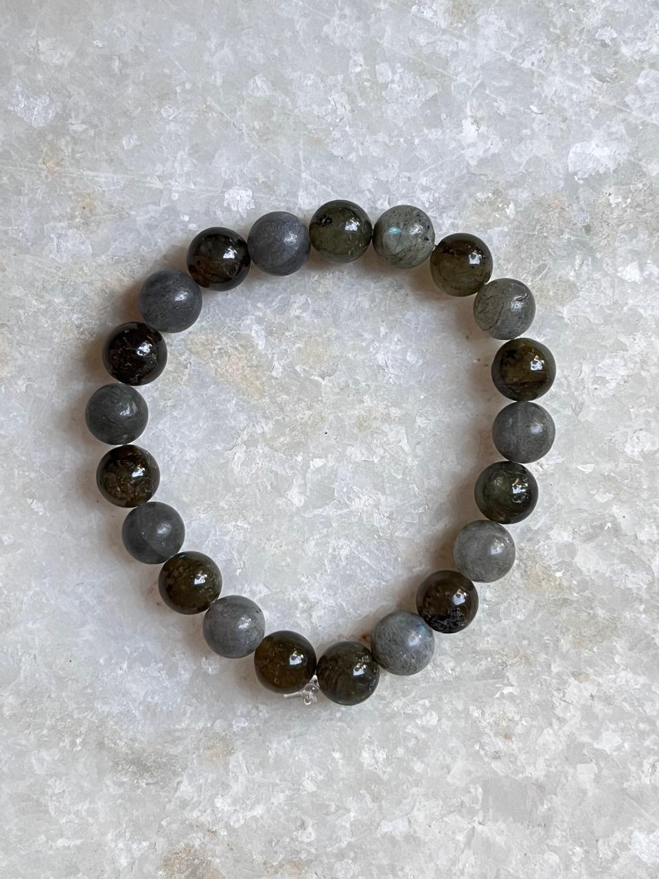 Labradorite Energy Bracelet 8MM for Spiritual Awakening
