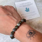 Labradorite Natural Crystal Bracelet 8MM Round Beads  