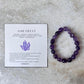 Amethyst Tumble 8MM Natural Crystal Bracelet