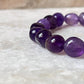 Amethyst Tumble 8MM Natural Crystal Bracelet