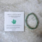 Green Aventurine Plain Round 4MM Crystal Bracelet