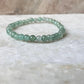 Green Aventurine Plain Round 4MM Crystal Bracelet