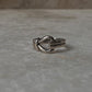 Knot Unisex Band 925 Sterling Silver Ring