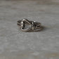 Knot Unisex Band 925 Sterling Silver Ring