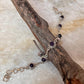 Amethyst Round Flower Boho 925 Sterling Silver Bracelet