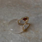 Gold Vermeil Garnet Vanki 925 Sterling Silver Ring