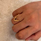 Gold Vermeil Garnet Vanki 925 Sterling Silver Ring