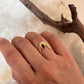Gold Vermeil Garnet Vanki 925 Sterling Silver Ring