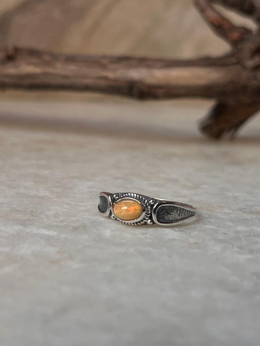 Rawa Opal Boho 925 Sterling Silver Ring