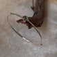 Aquamarine Boho Rawa 925 Sterling Silver Bangle
