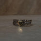 Wire Wrap Heart Handcrafted Band 925 Sterling Silver Ring