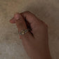 Wire Wrap Heart Handcrafted Band 925 Sterling Silver Ring