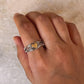 Wire Wrap Heart Handcrafted Band 925 Sterling Silver Ring