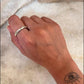 Hammered Thick Molten Chunky Band 925 Sterling Silver Ring