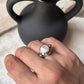 Baroque Pearl Round Rustic Fusion Handcrafted 925 Sterling Silver Ring