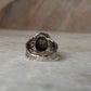 Baroque Pearl Heart Rustic Fusion Handcrafted 925 Sterling Silver Ring