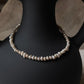 Simple and pure pearl anklet in sterling silver