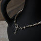 Basra pearl anklet in 925 sterling silver  