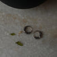Antique 925 Sterling Silver Hoops - design 1