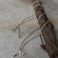 Simple and elegant sterling silver snake chain anklet  