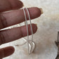 Flexible silver anklet with classic snake design  