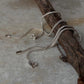 Sterling silver anklet with classic fox tail design