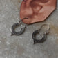 Gulari Banjara 925 Sterling Silver Hoops - Design 2