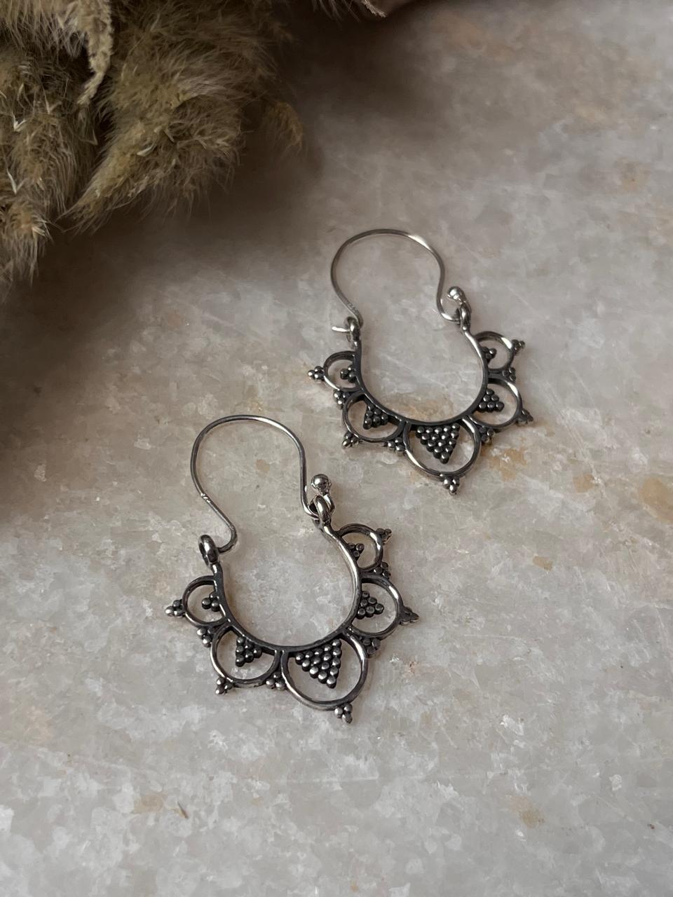 Rewa Banjara Hoops 925 Sterling Silver - Design 1