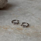 Cz Tiny Huggies 925 Sterling Silver Earrings
