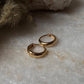 Gold Vermeil Plain 925 Sterling Silver Huggies