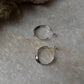 Italian Twist Half 925 Sterling Silver Hoops