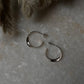 Italian Twist Half 925 Sterling Silver Hoops