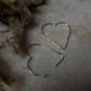 Love heart Hoops 925 Sterling Silver Earrings