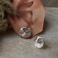 Chunky Italian Knot Statement 925 Sterling Silver Hoops