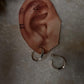 Chunky Italian Twist Statement Half 925 Sterling Silver Hoops