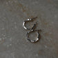 Chunky Italian Laser Design Engraved 925 Sterling Silver Hoops