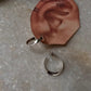 Chunky Italian Twist Statement Half 925 Sterling Silver Hoops