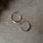 Chunky Italian Twist Statement Half 925 Sterling Silver Hoops