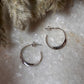 Chunky Italian Twist Statement Half 925 Sterling Silver Hoops