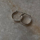 Chunky Italian Rectangular 925 Sterling Silver Hoops