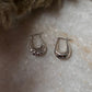 Chunky Italian U Statement 2 in 1 925 Sterling Silver Hoops