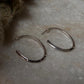 Chunky Italian U Statement Half 925 Sterling Silver Hoops