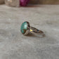 Big Tibet Turquoise 925 Sterling Silver Ring