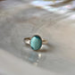 Natural Turquoise Oval 925 Sterling Silver Ring