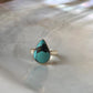 Tibet Turquoise Pear 925 Sterling Silver Ring