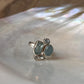 Aquamarine & Blue Topaz Cluster 4 925 Sterling Silver Ring